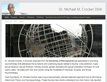 Tablet Screenshot of drmichaelcrocker.com